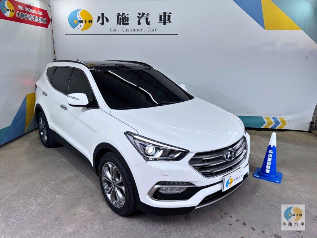 2019 Hyundai Santa Fe 2.2領袖款 自排 白