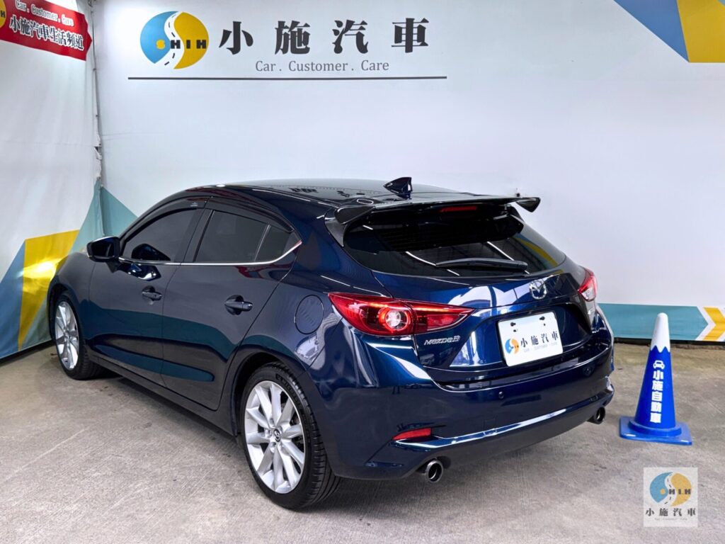 2016 Mazda 3 5D 2.0尊榮安全版 自排 藍