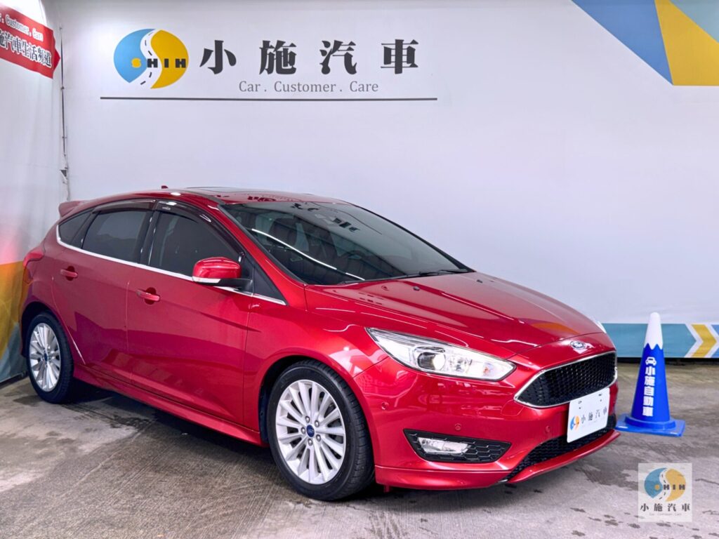 2018 Ford Focus 5D EcoBoost 180頂級運動型 自排 紅