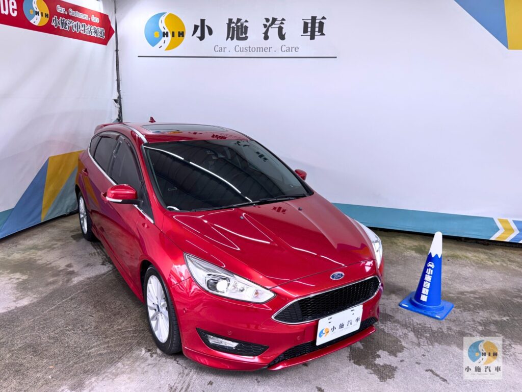 2018 Ford Focus 5D EcoBoost 180頂級運動型 自排 紅