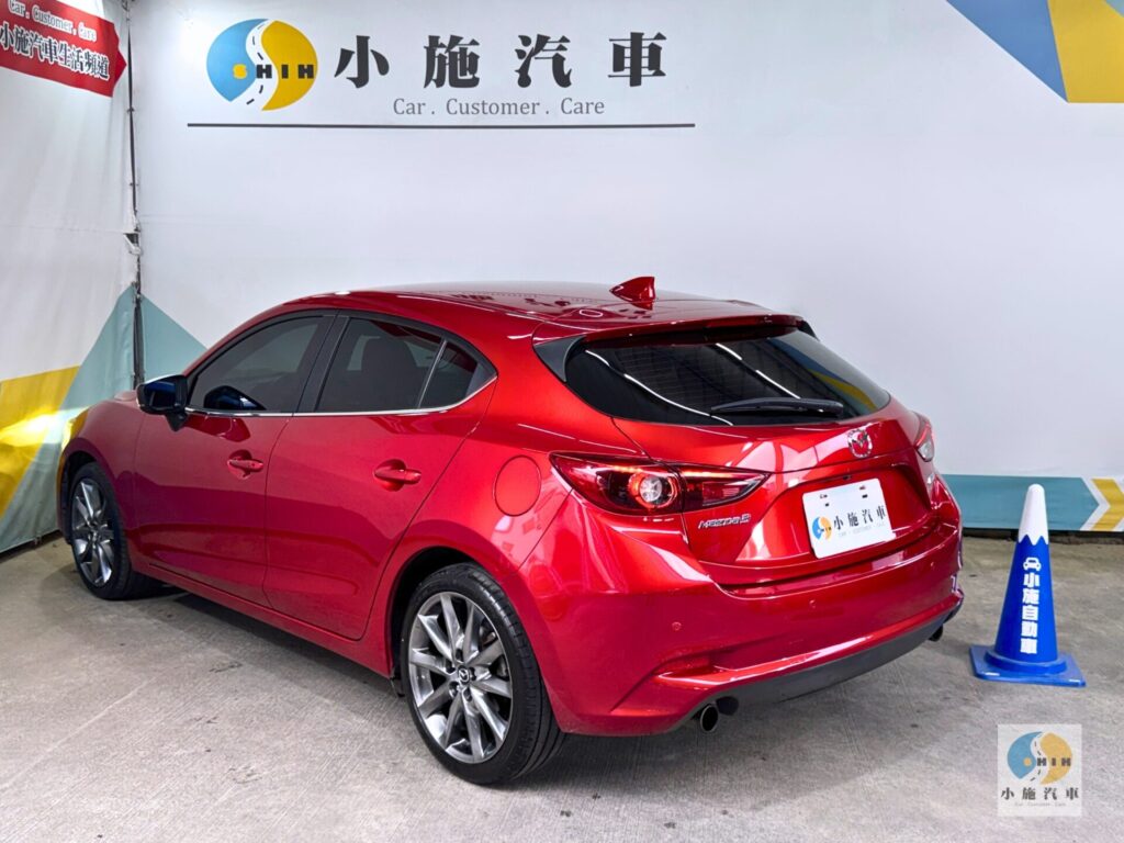2017 Mazda 3 5D 2.0旗艦型 自排 紅