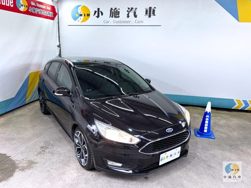 2017 Ford Focus 5D EcoBoost 180汽油時尚型 自排 黑