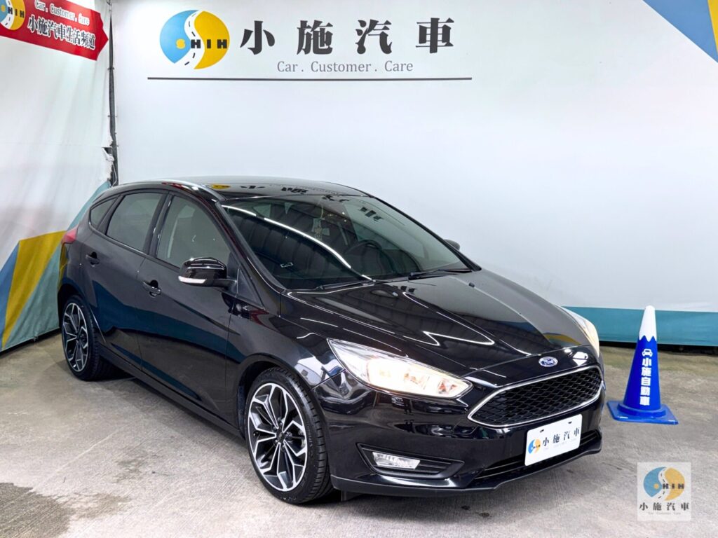 2017 Ford Focus 5D EcoBoost 180汽油時尚型 自排 黑